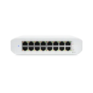 Ubiquiti 16 ports Switch Lite USW-Lite-16-Poe, (8) GbE PoE+ RJ45 ports, (8) GbE RJ45 ports, 45W